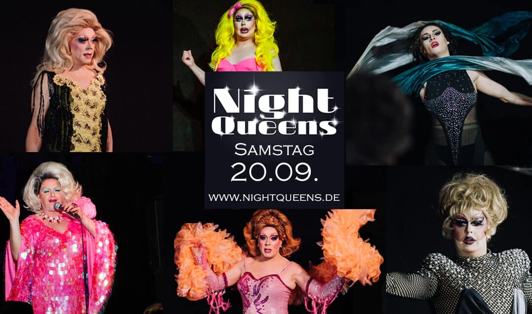 Night Queens Travestie Show Variete Drag Revue Termin Karten Ticket festival event frankfurt showgirls Jungesellenabschied Junggesellinnen JGA Travestieshow showgirls